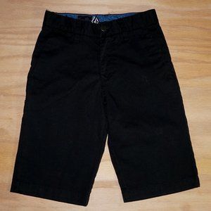 Volcom Corpo Class youth 10 black shorts like new